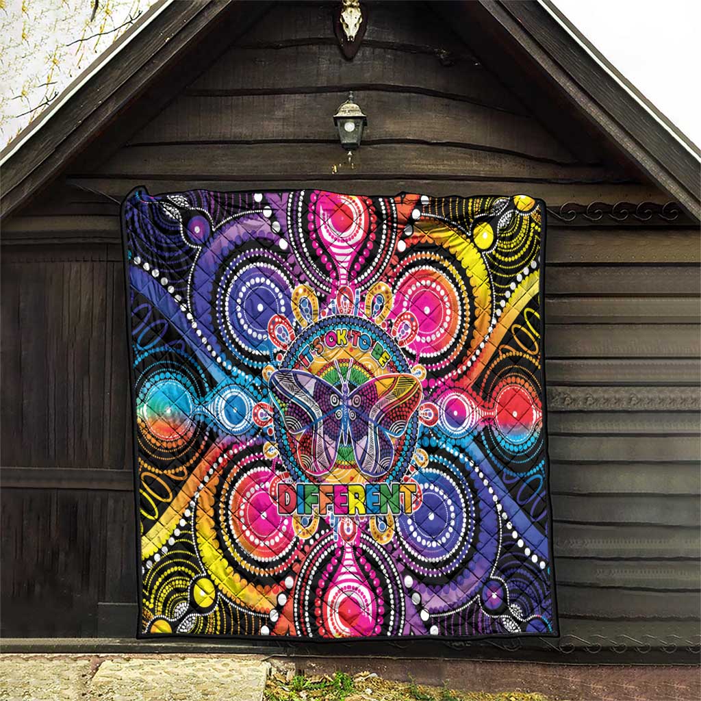 Australia Indigenous Autism Awareness Quilt Its Okay To Be Different