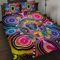 Australia Indigenous Autism Awareness Quilt Bed Set Its Okay To Be Different