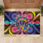 Australia Indigenous Autism Awareness Rubber Doormat Its Okay To Be Different