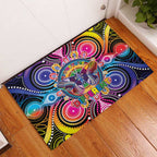 Australia Indigenous Autism Awareness Rubber Doormat Its Okay To Be Different