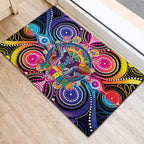 Australia Indigenous Autism Awareness Rubber Doormat Its Okay To Be Different