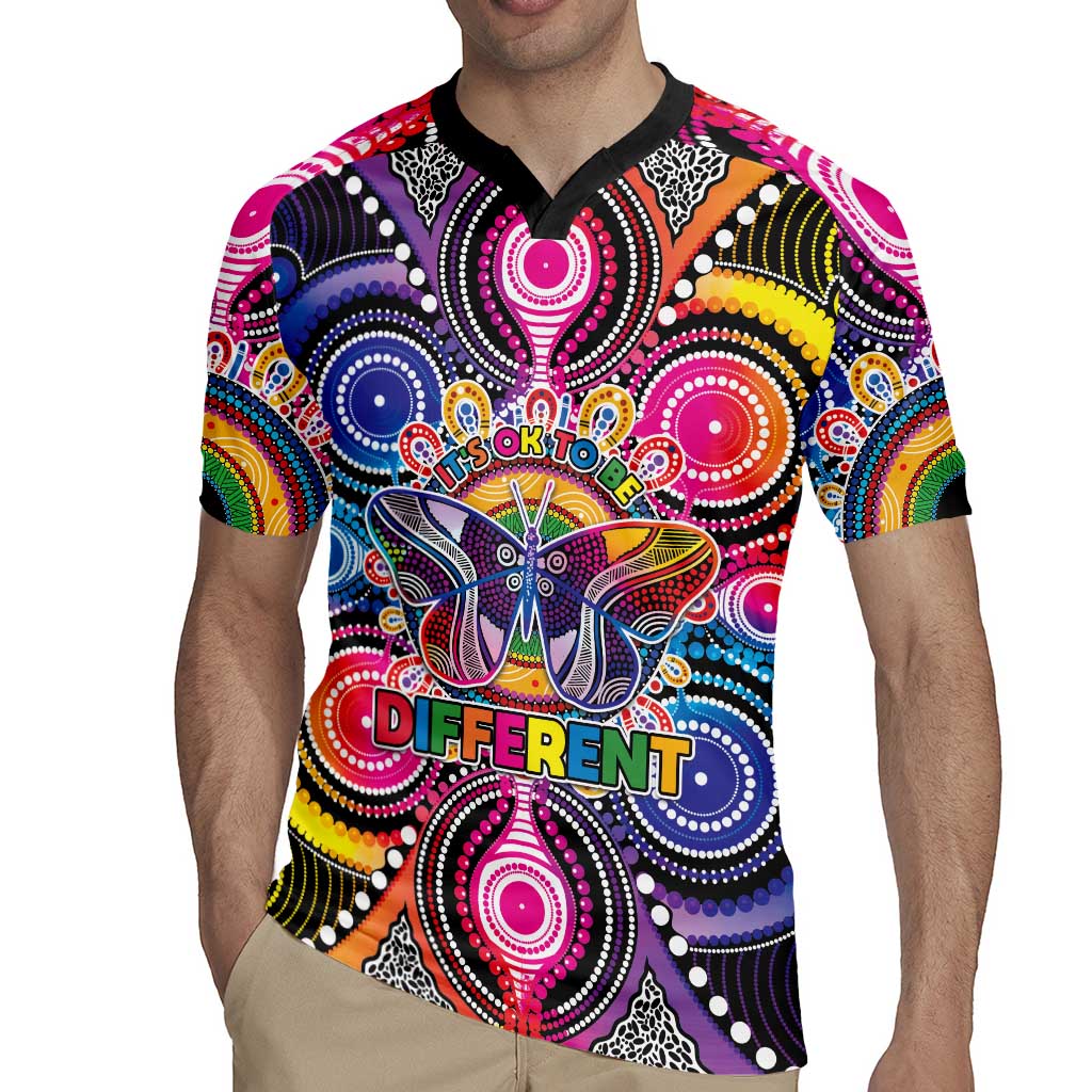 Australia Indigenous Autism Awareness Rugby Jersey Its Okay To Be Different