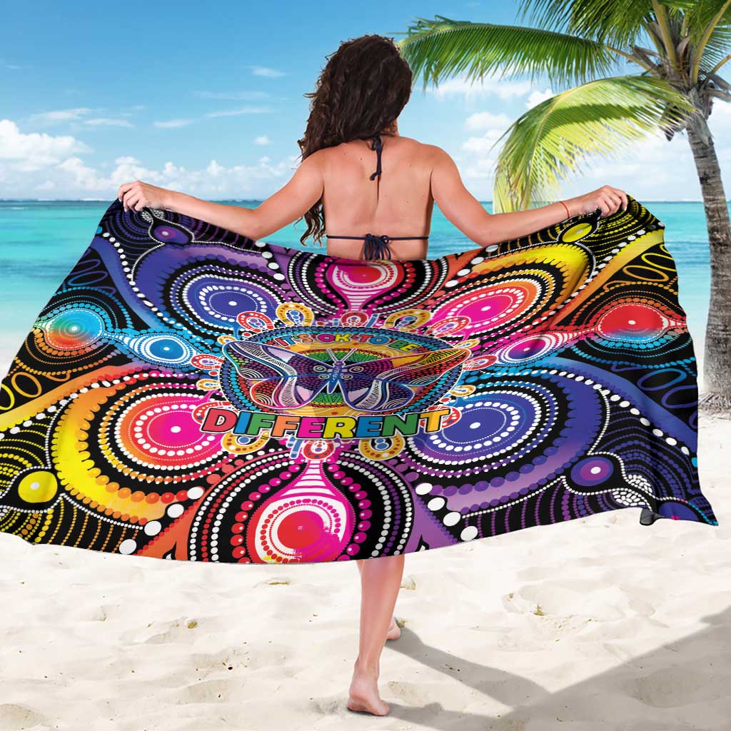 Australia Indigenous Autism Awareness Sarong Its Okay To Be Different