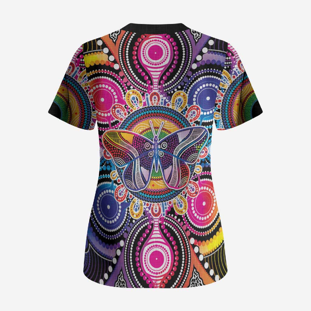 Australia Indigenous Autism Awareness Scrub Top Its Okay To Be Different