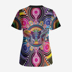 Australia Indigenous Autism Awareness Scrub Top Its Okay To Be Different