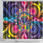 Australia Indigenous Autism Awareness Shower Curtain Its Okay To Be Different