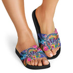 Australia Indigenous Autism Awareness Slide Sandals Its Okay To Be Different