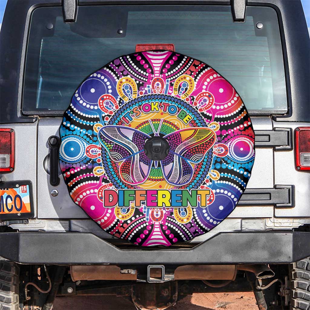 Australia Indigenous Autism Awareness Spare Tire Cover Its Okay To Be Different