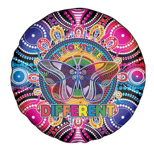 Australia Indigenous Autism Awareness Spare Tire Cover Its Okay To Be Different