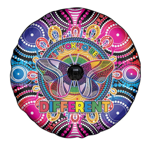 Australia Indigenous Autism Awareness Spare Tire Cover Its Okay To Be Different