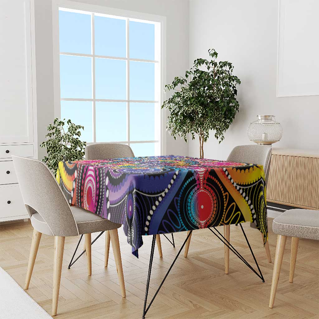 Australia Indigenous Autism Awareness Tablecloth Its Okay To Be Different