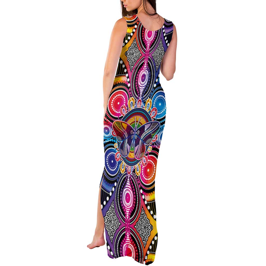 Australia Indigenous Autism Awareness Tank Maxi Dress Its Okay To Be Different