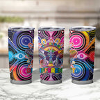 Australia Indigenous Autism Awareness Tumbler Cup Its Okay To Be Different