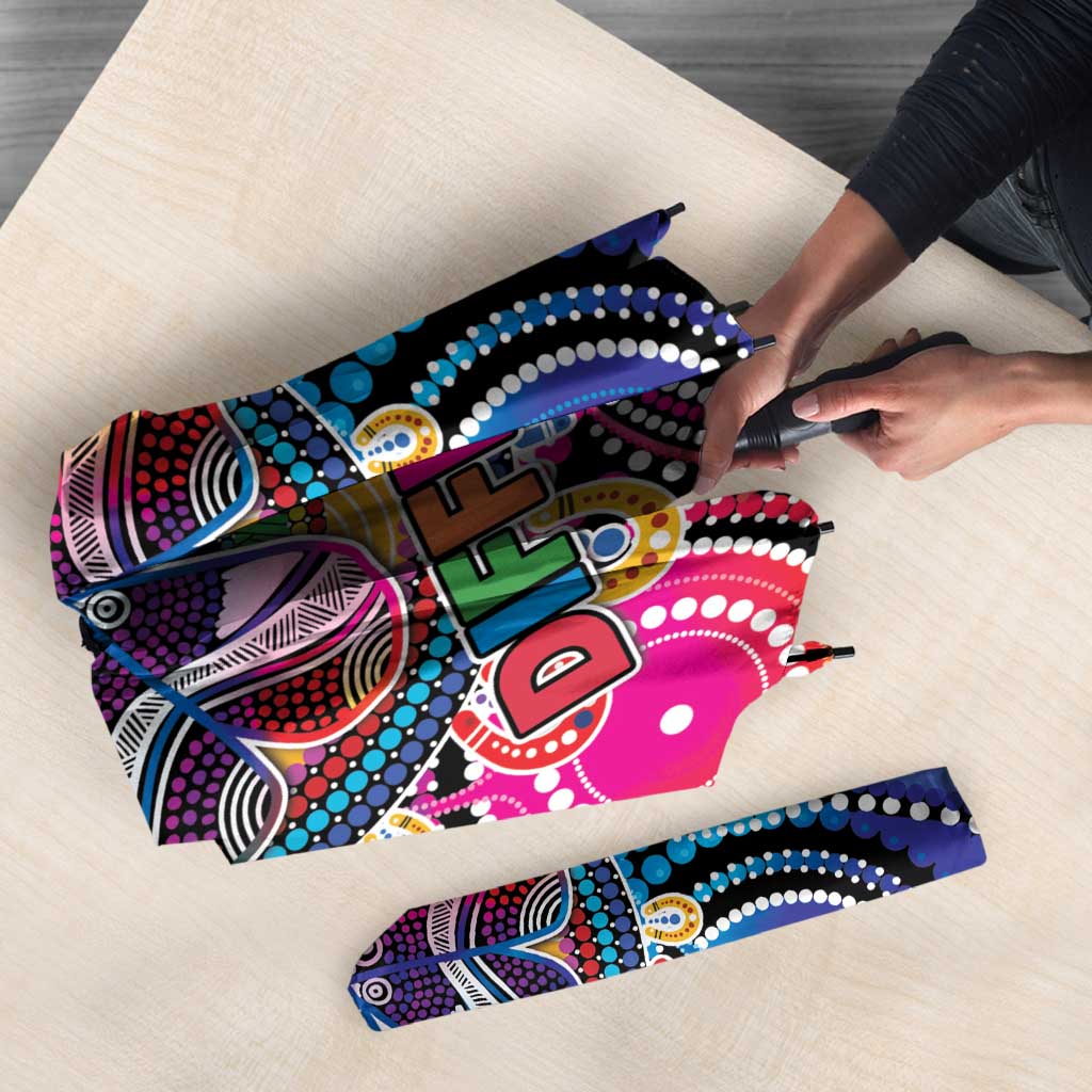 Australia Indigenous Autism Awareness Umbrella Its Okay To Be Different