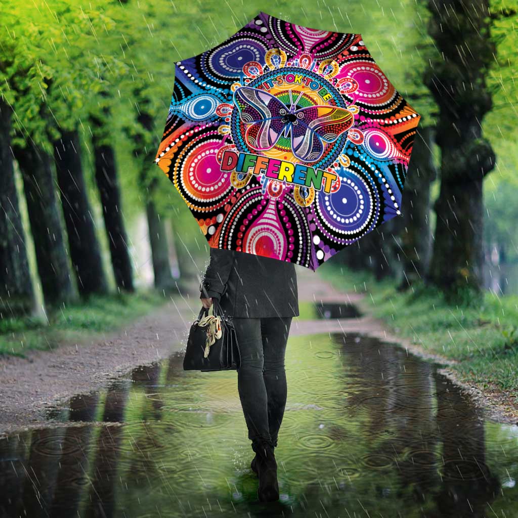 Australia Indigenous Autism Awareness Umbrella Its Okay To Be Different