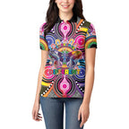 Australia Indigenous Autism Awareness Women Polo Shirt Its Okay To Be Different