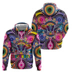 Australia Indigenous Autism Awareness Zip Hoodie Its Okay To Be Different