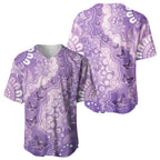 Australia Epilepsy Awareness Baseball Jersey Purple Butterflies Aboriginal