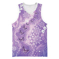Australia Epilepsy Awareness Basketball Jersey Purple Butterflies Aboriginal