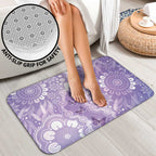 Australia Epilepsy Awareness Bathroom Set Purple Butterflies Aboriginal