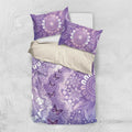 Australia Epilepsy Awareness Bedding Set Purple Butterflies Aboriginal