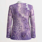Australia Epilepsy Awareness Blazer Purple Butterflies Aboriginal