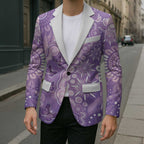 Australia Epilepsy Awareness Blazer Purple Butterflies Aboriginal