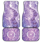 Australia Epilepsy Awareness Car Mats Purple Butterflies Aboriginal