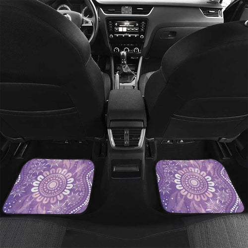 Australia Epilepsy Awareness Car Mats Purple Butterflies Aboriginal