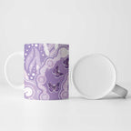 Australia Epilepsy Awareness Ceramic Mug Purple Butterflies Aboriginal