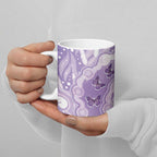 Australia Epilepsy Awareness Ceramic Mug Purple Butterflies Aboriginal
