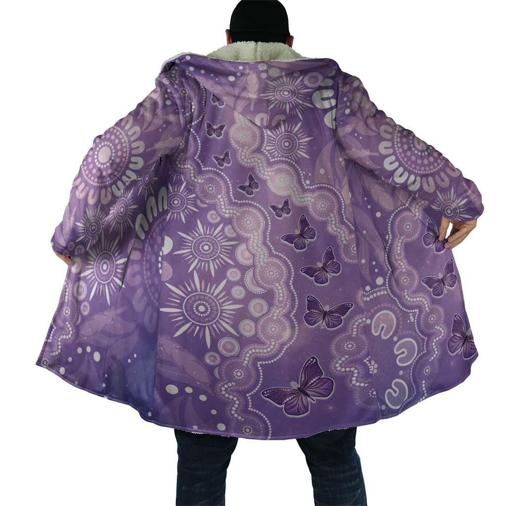 Australia Epilepsy Awareness Cloak Purple Butterflies Aboriginal