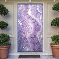 Australia Epilepsy Awareness Door Cover Purple Butterflies Aboriginal