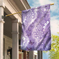 Australia Epilepsy Awareness Garden Flag Purple Butterflies Aboriginal