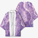 Australia Epilepsy Awareness Kimono Purple Butterflies Aboriginal