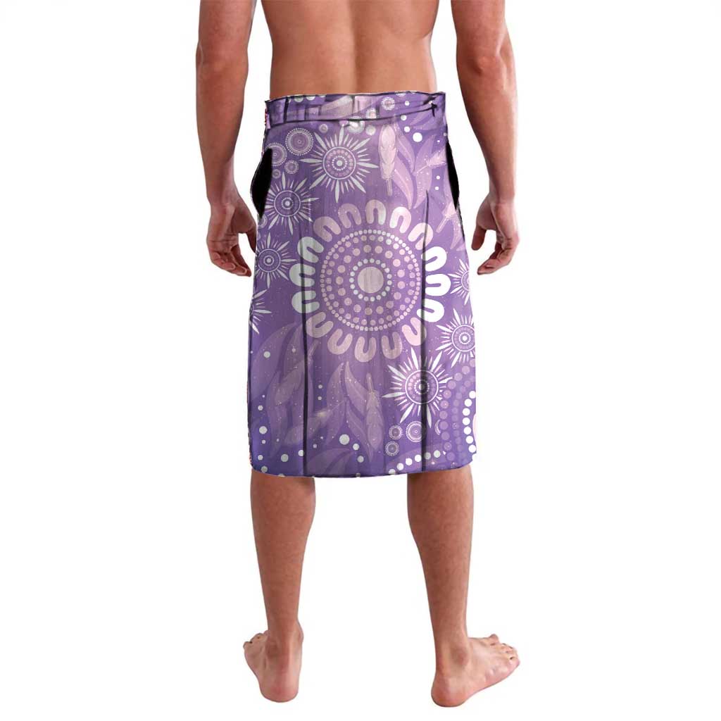 Australia Epilepsy Awareness Lavalava Purple Butterflies Aboriginal