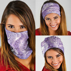 Australia Epilepsy Awareness Neck Gaiter Purple Butterflies Aboriginal