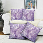 Australia Epilepsy Awareness Pillow Cover Purple Butterflies Aboriginal