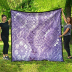 Australia Epilepsy Awareness Quilt Purple Butterflies Aboriginal