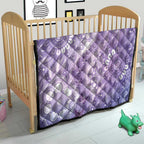 Australia Epilepsy Awareness Quilt Purple Butterflies Aboriginal