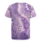 Australia Epilepsy Awareness Rugby Jersey Purple Butterflies Aboriginal