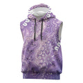 Australia Epilepsy Awareness Sleeveless Hoodie Purple Butterflies Aboriginal