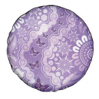 Australia Epilepsy Awareness Spare Tire Cover Purple Butterflies Aboriginal