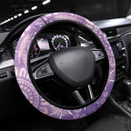 Australia Epilepsy Awareness Steering Wheel Cover Purple Butterflies Aboriginal