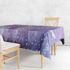 Australia Epilepsy Awareness Tablecloth Purple Butterflies Aboriginal