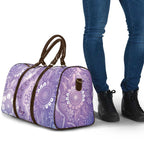 Australia Epilepsy Awareness Travel Bag Purple Butterflies Aboriginal
