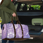 Australia Epilepsy Awareness Travel Bag Purple Butterflies Aboriginal