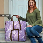 Australia Epilepsy Awareness Travel Bag Purple Butterflies Aboriginal