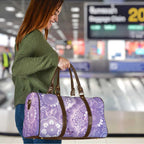 Australia Epilepsy Awareness Travel Bag Purple Butterflies Aboriginal