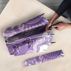 Australia Epilepsy Awareness Umbrella Purple Butterflies Aboriginal